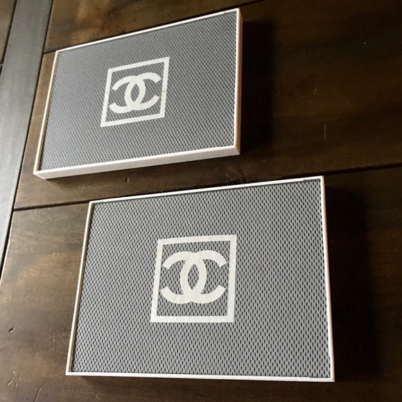Twin Chanel rare dust bag accent wall pieces - Picture 3 of 5